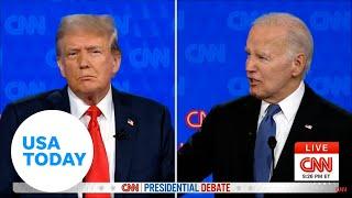 Joe Biden slams Donald Trump during debate for losers and suckers  USA TODAY