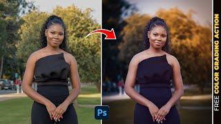 Easiest Way to Retouch & Color Grade Outdoor Photo in Photoshop Revealed + Free Colour Grade Action