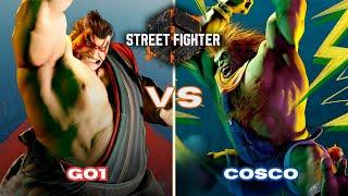 GO1 E.Honda vs Cosco Blanka Ranked Match Set Street Fighter 6