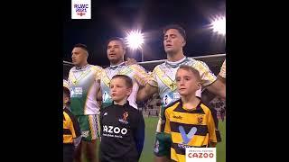 Emotional Cook Islands National Anthem at Rugby League World Cup 2022 - By Teremoana Rapley