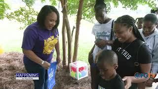 Happening in Fulton DA Fani Willis and Staff back to school Bookbag Giveaway