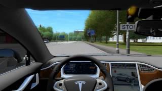 City Car Driving 1.3.3 - Tesla Model S