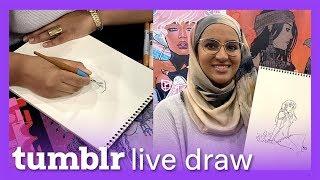 Sanya Anwar  New York Comic Con 2019 Live Draw Part 1