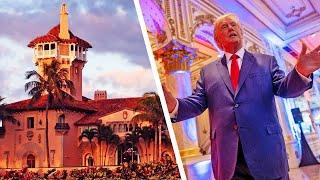 ¡Trump compartió secretos desde un PATIO de Mar-a-Lago