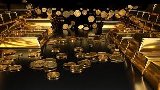 GOLD COINS & GOLD BARS  Wealth Visualization Manifestation Abundance HD