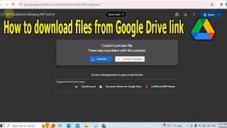 How to download files from Google Drive link