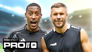 LUKAS PODOLSKI IS THE FUNNIEST FOOTBALLER  PRO vs PRODIRECT ft. YUNG FILLY & PODOLSKI ️