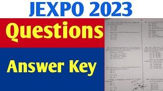 Jexpo 2023 Question paper with Answer key