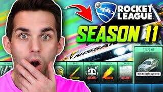 THE *NEW* SEASON 11 ROCKET PASS HAS THE *BEST* ITEMS Rocket League Season 11 Item Showcase