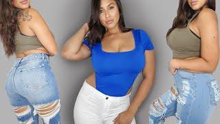 Fashion Nova Curve - Fall  Denim Try On Haul 2020