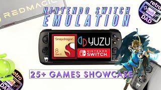 MORE Switch Emulation YUZU  Snapdragon 8 Gen 2  Odin2  RedMagic 8 Pro  Settings & Showcase