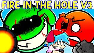 Friday Night Funkin Fire In The Hole V3 VS Harder - Rocky Update  Lobotomy Geometry Dash 2.2