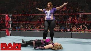 WWE 2K19 RAW NIA JAX RETURNS AND CHALLENGES NATALYA TO A TITLE MATCH AT CLASH OF CHAMPIONS