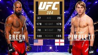 BOBBY GREEN vs PADDY PIMBLETT FULL FIGHT UFC 304