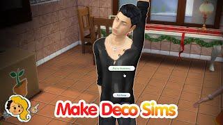 How to Create Deco Sims in The sims 4 FAST and EASY