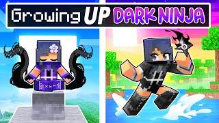 GROWING UP as a DARK NINJA in Minecraft