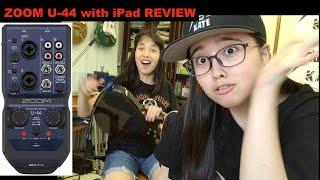 Zoom U-44 Handy Audio Interface with iPad Review - Zoom U-44 iPad編