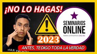 SEMINARIOS ONLINE FUNCIONA 2023 ? No compres te cuento toda  la verdad 