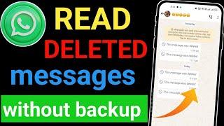 How to See Deleted Messages on WhatsApp 2024  WhatsApp Me Delete Msg Kaise Dekhe 2024