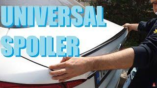 How to Install A Universal Spoiler On Your Car?  Omtec Auto Accessories