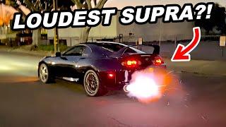 Meet the Worlds LOUDEST Toyota Supra Best 2 Step Flyby & Acceleration Sound