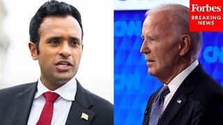 As Though They Lobotomized Him Vivek Ramaswamy Blasts Joe Biden After Debate Performance