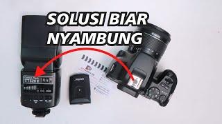 Solusi Flash Godox TT520 II Bisa di Kamera Canon 4000D 3000D 250D 200D II 1500D 2000D Seri Baru