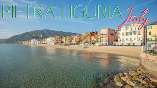 Pietra Ligure Italy 4k Drone Video tour of the Beautiful Pietra Ligure