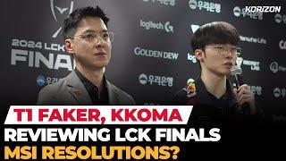 Faker on LCK Finals Well come back stronger at MSI  Ashley Kang