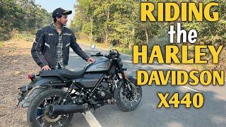 First ride on the Harley Davidson X440  Review  Sahibganj Jharkhand  Abhinav Vlog