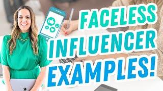 Faceless Instagram Influencer Examples