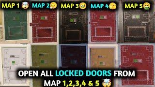 OPENING ALL LOCKED DOORS From MAP 1234 & 5  МЕТРО РОЯЛЬ Chapter 16