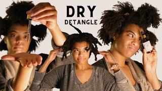 dry detangling makes wash day easier