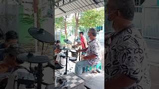 Drumer GAEK mirip pak Basuki Mengiringi lagu Lamunan #lamunan #gilgasahid #dennycaknan #ndarboygenk