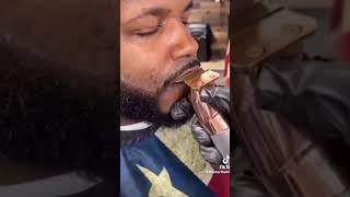 Barbers lips prank