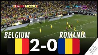 EURO 2024 Belgium 2-0 Romania Match Highligths Videogame Simulation & Recreation