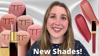 TOM FORD LIPSTICKS & LIP GLOSSES  New Shades  Swatches & Comparisons