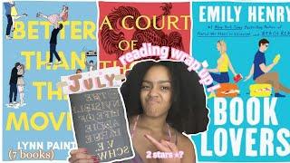 I read 7 books in July and here are my thoughts on them  July reading wrap up