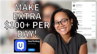 Make Over $100 Day with this EASY Side Hustle 2021  UserTesting Tutorial  Raven Jayy