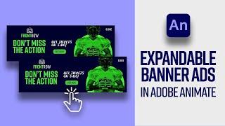 Learn how to create a HTML5 expandable banner using Adobe Animate