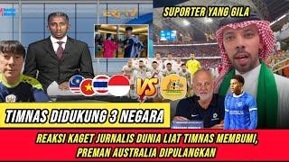  INI SANGAT GIL4  Komentar JURNALIS DUNIA Lihat Timnas  DIDUKUNG 4 NEGARA ASEAN Timnas Ke PILDUN