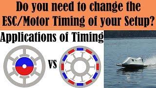 Applications of High and Low Brushless Motor Timing