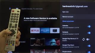 How to Remove Google Account on Sharp Aquos Smart LED TV – Delete your Gmail Account