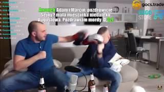 RAFONIX I ADAM BIJA SIĘ NA LIVE BUTELKI LECĄ