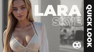 Gorgeous Lara in Dubai. She looks stunning in these dresses  Quick Look 4k Lookbook - Lara Skye