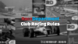 RaceDepartment Club Racing Rules