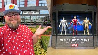 Disneys Hotel New York - The Art of Marvel In Disneyland Paris Resort Tour & Walt’s Restaurant