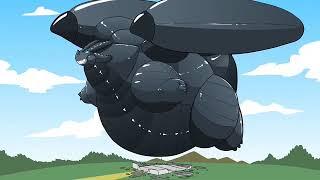 Dragon Gets Inflated Furry Inflation