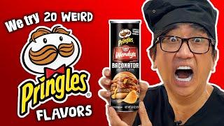 20 WEIRD Pringles Flavors Feat. Wendys Baconator