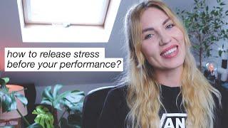 How to reduce stress before your performance